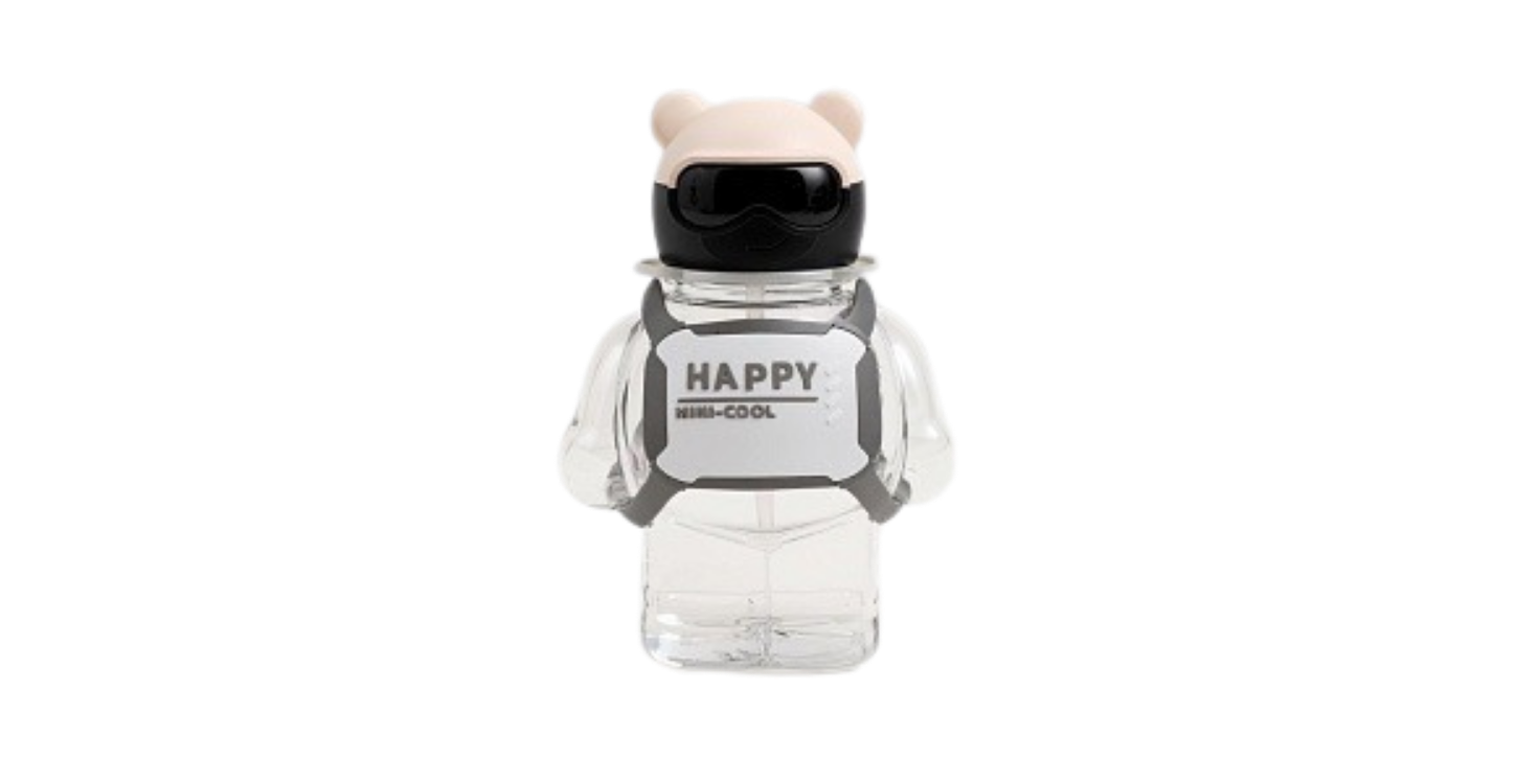 happy-mini-cool-white-water-bottle Happy Mini Cool White Water Bottle - Image 1