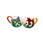 Tom & Jerry White Mug Double